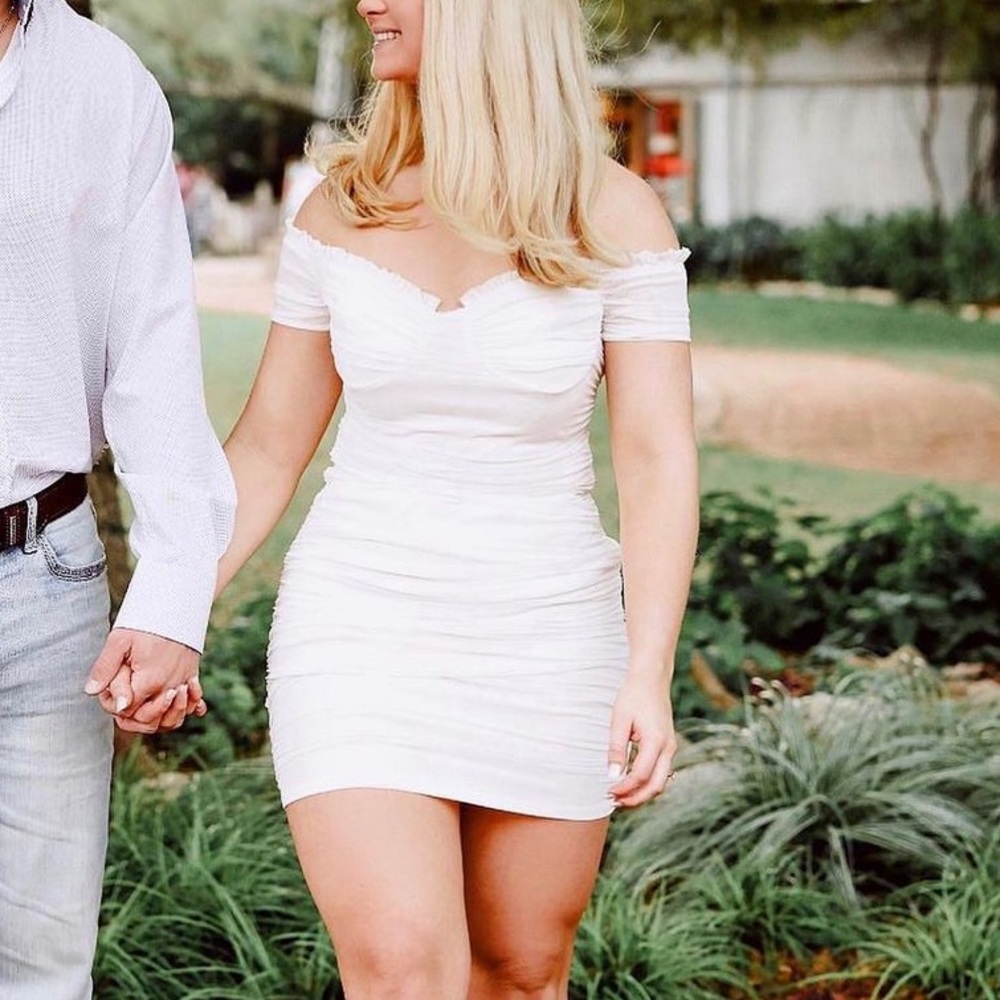 white dress